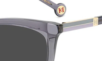 Carolina Herrera 57mm Cat Eye Sunglasses In Purple