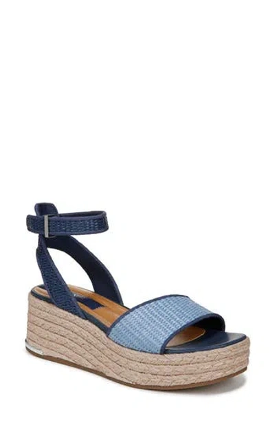 Franco Sarto Pela Espadrille Platform Sandal In Blue
