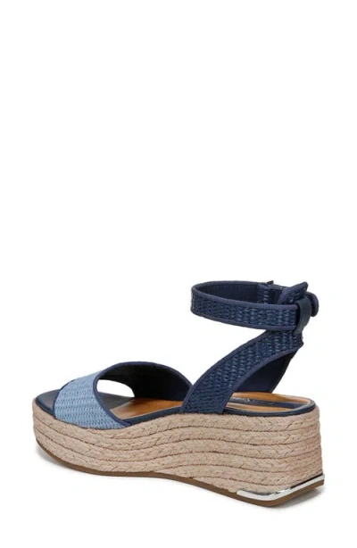 Franco Sarto Pela Espadrille Platform Sandal In Blue