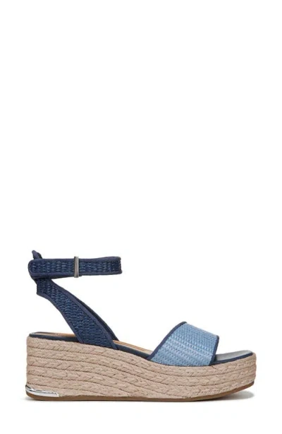 Franco Sarto Pela Espadrille Platform Sandal In Blue
