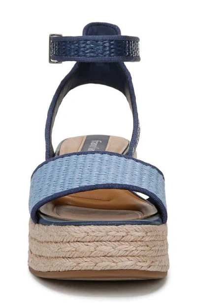 Franco Sarto Pela Espadrille Platform Sandal In Blue