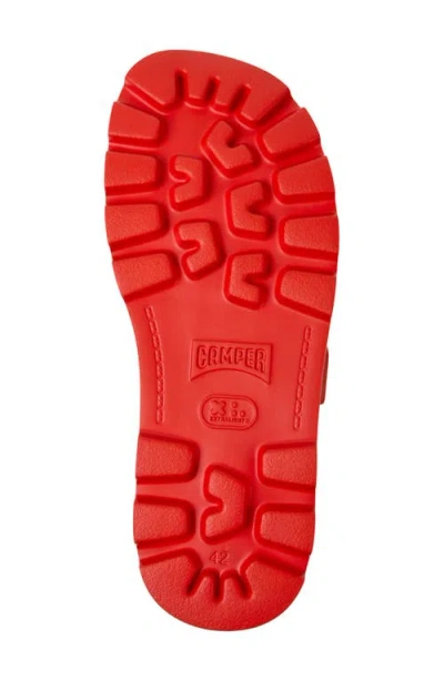Camper Brutus Slide Sandal In Red