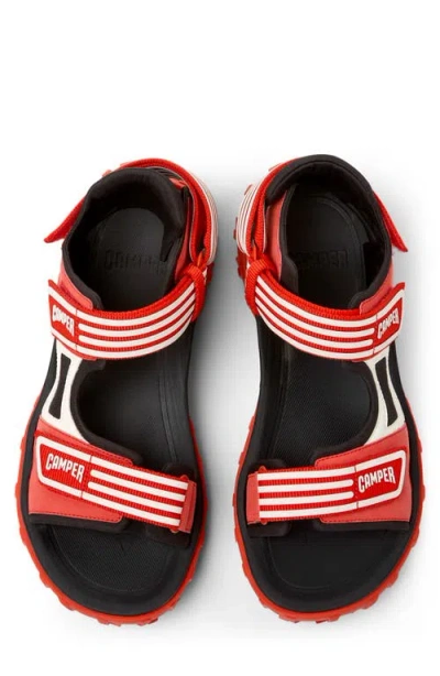 Camper Drift Trail Sandal In Red