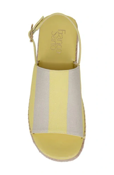 Franco Sarto Rune Slingback Platform Sandal In Green