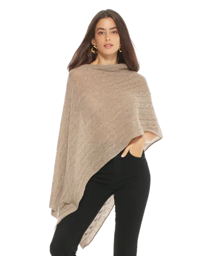 Monticelli Cashmere Pure Cashmere Feather-light Maxi Wrap Stole In Brown