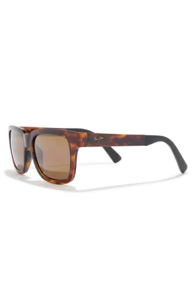 Maui Jim 54mm Polarized Square Sunglasses In Multi