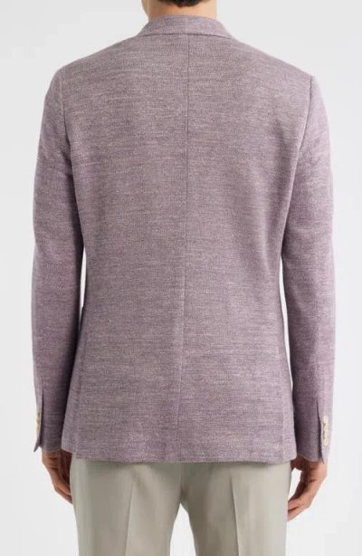 Jack Victor Hampton Lavendar Solid Sport Coat In Brown