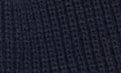 Allsaints Mixed Stitch Beanie In Blue