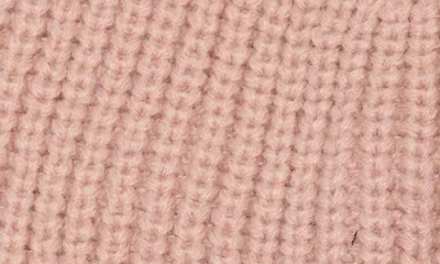 Allsaints Mixed Stitch Beanie In Pink