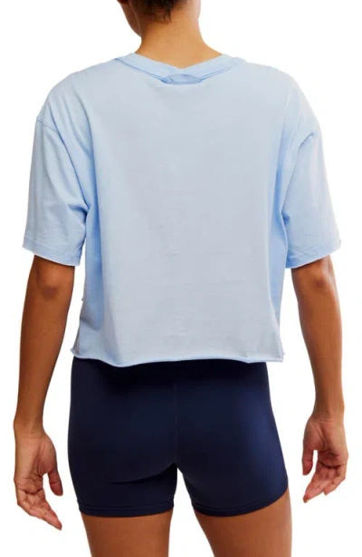 Free People Fp Movement Inspire Cotton Graphic T-shirt In Blue