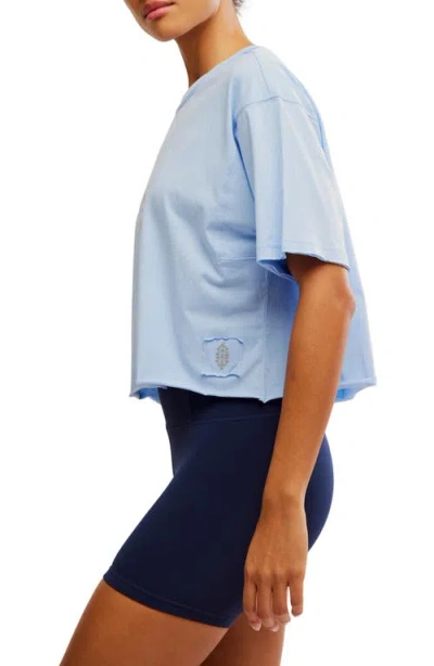 Free People Fp Movement Inspire Cotton Graphic T-shirt In Blue