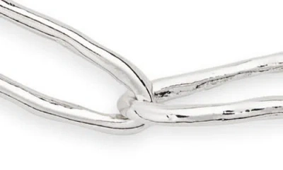 Nordstrom Rack Paper Clip Chain Necklace In Silver