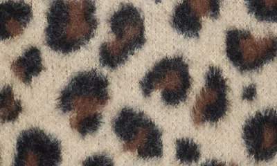 T Tahari Bateau Neck Jacquard Sweater In Animal Print