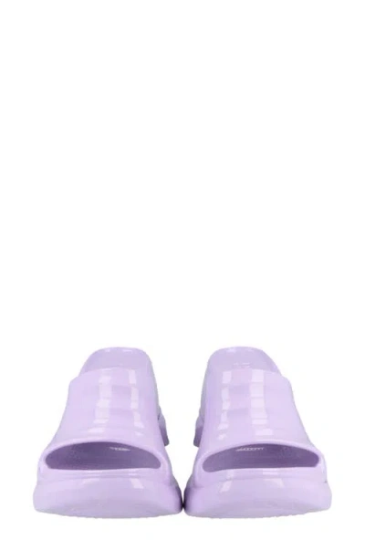 Givenchy Marshmallow Wedge Slide Sandal In Purple
