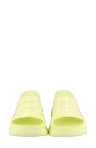 Givenchy Marshmallow Wedge Slide Sandal In Yellow