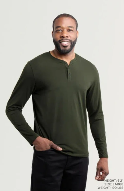 X-ray Xray Long Sleeve Henley In Multi
