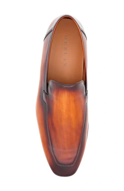 Mezlan Apron Toe Leather Loafer In Multi