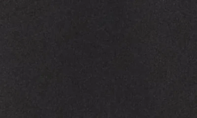 Renee C Faux Wrap Satin Top In Black