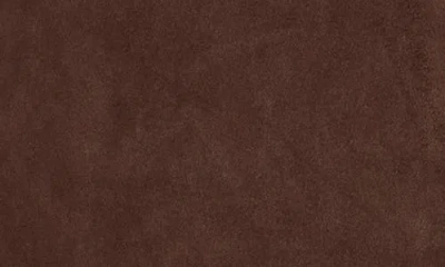 Renee C Faux Suede Pencil Skirt In Brown