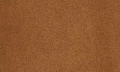 Renee C Faux Suede Pencil Skirt In Brown