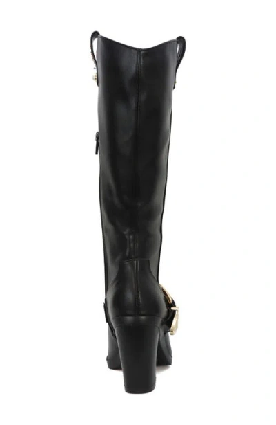 Yoki Muriel Buckle Western Boot In Multi