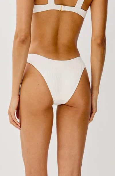 L*space Lspace Rocky French Cut Bikini Bottoms In White
