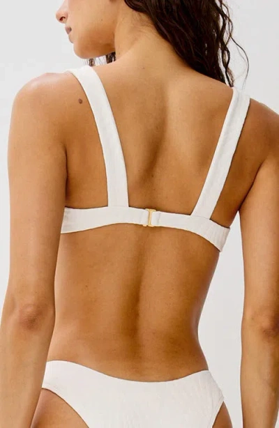 L*space Lspace Bianca Underwire Bikini Top In White