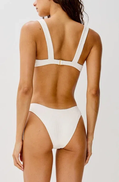 L*space Lspace Bianca Underwire Bikini Top In White