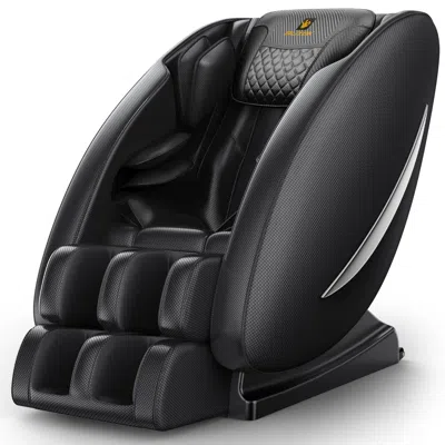 Streamdale Furniture Streamdale Massage Chair Recliner With Zero Gravity With Full Body Air Pressure In Black