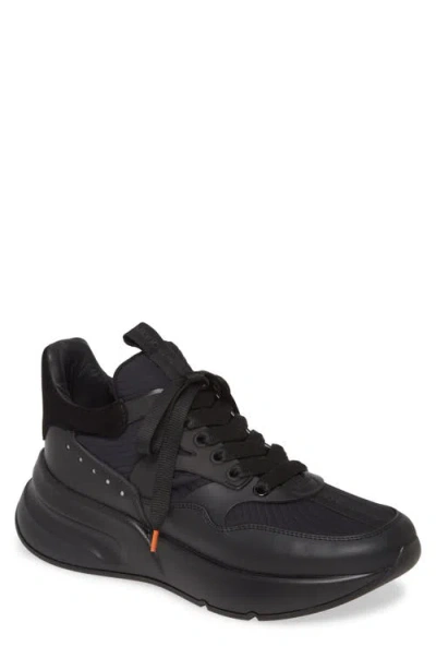 Alexander Mcqueen Runner Sneaker In Black