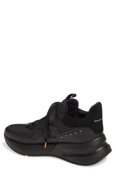 Alexander Mcqueen Runner Sneaker In Black