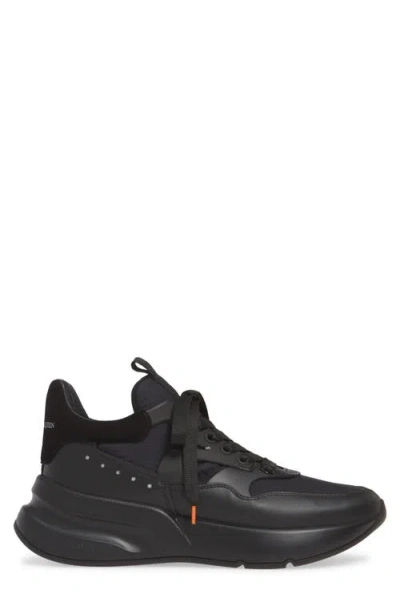 Alexander Mcqueen Runner Sneaker In Black