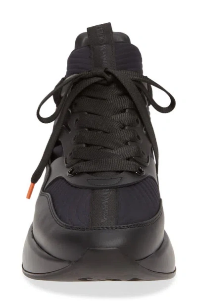 Alexander Mcqueen Runner Sneaker In Black
