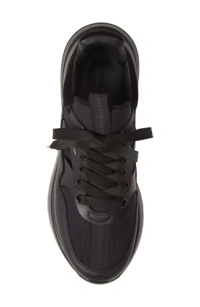Alexander Mcqueen Runner Sneaker In Black