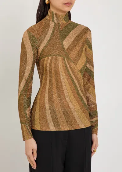 Pucci Istrice Printed Jersey Shirf In Multi