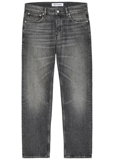 Won Hundred Archer Tapered-leg Jeans In Gray