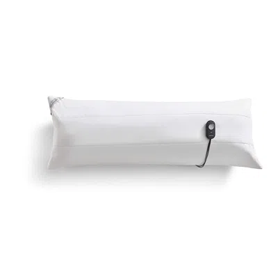 Sunbeam 54 Inch Heated Body Pillow With Temperature Controller In White