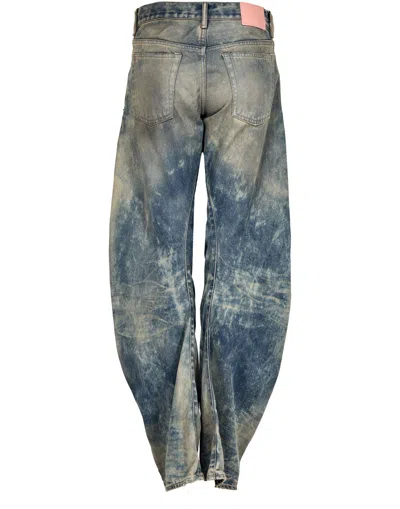 Acne Studios Belt Loop Jeans In Blue