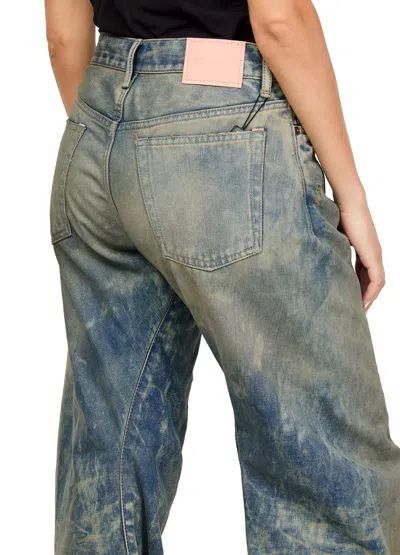 Acne Studios Belt Loop Jeans In Blue