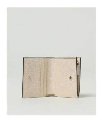 Valentino Rivet Wallet In Brown