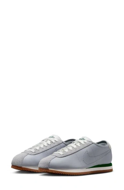 Nike Cortez Leather Sneaker In Gray