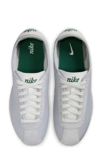 Nike Cortez Leather Sneaker In Gray