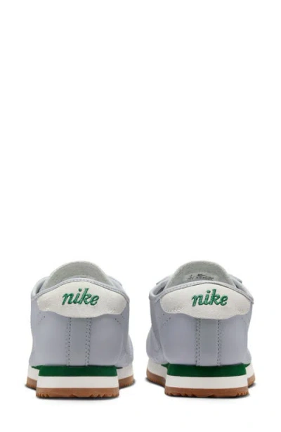 Nike Cortez Leather Sneaker In Gray
