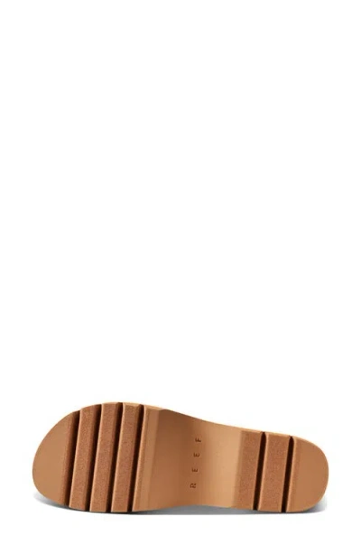 Reef Cushion Vista Higher Platform Slide Sandal In Brown