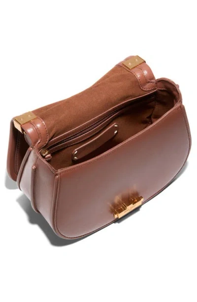 Cole Haan Celenea Leather Shoulder Bag In Brown