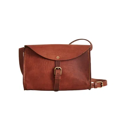 Vida Vida Women's Brown Vintage Style Handmade Leather Handbag In Brown