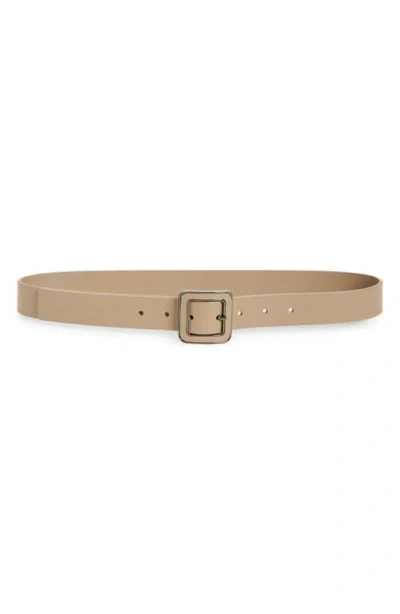 Nordstrom Mila Leather Belt In Brown