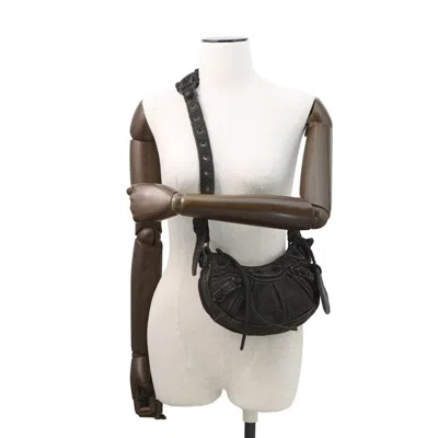 Pre-owned Balenciaga Black Denim Shoulder Bag ()