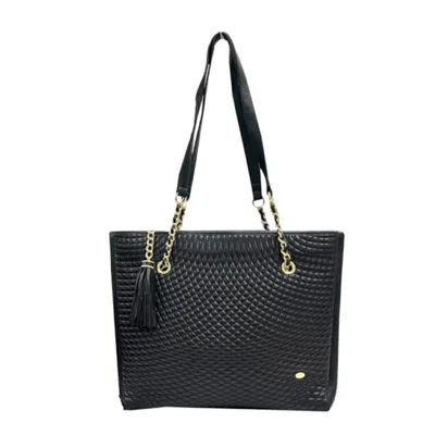 Pre-owned Bally Black Quilting Tote Bag ()
