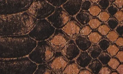 Brahmin Lorelei Croc Embossed Leather Shoulder Bag In Brown